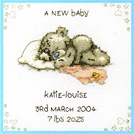A New Baby Me to You Bear Cross Stitch Kit £10.19